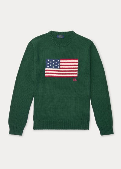 Men's Polo Ralph Lauren The Iconic Flag Sweater | 429605MIV